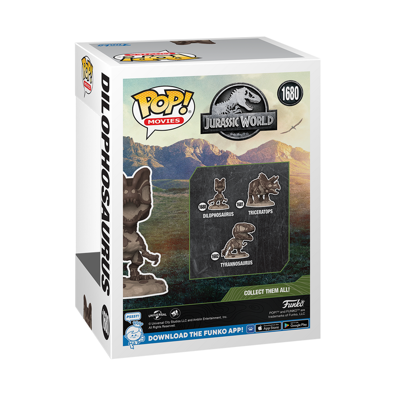 Dilophosaurus (Fossil) Jurassic Park Funko Pop! Movies Vinyl Figure