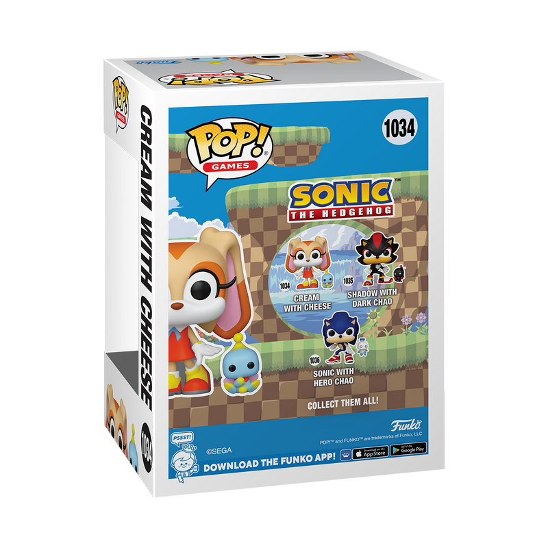 Cream with Cheese Sonic the Hedgehog Funko Pop! Games Vinyl Figure