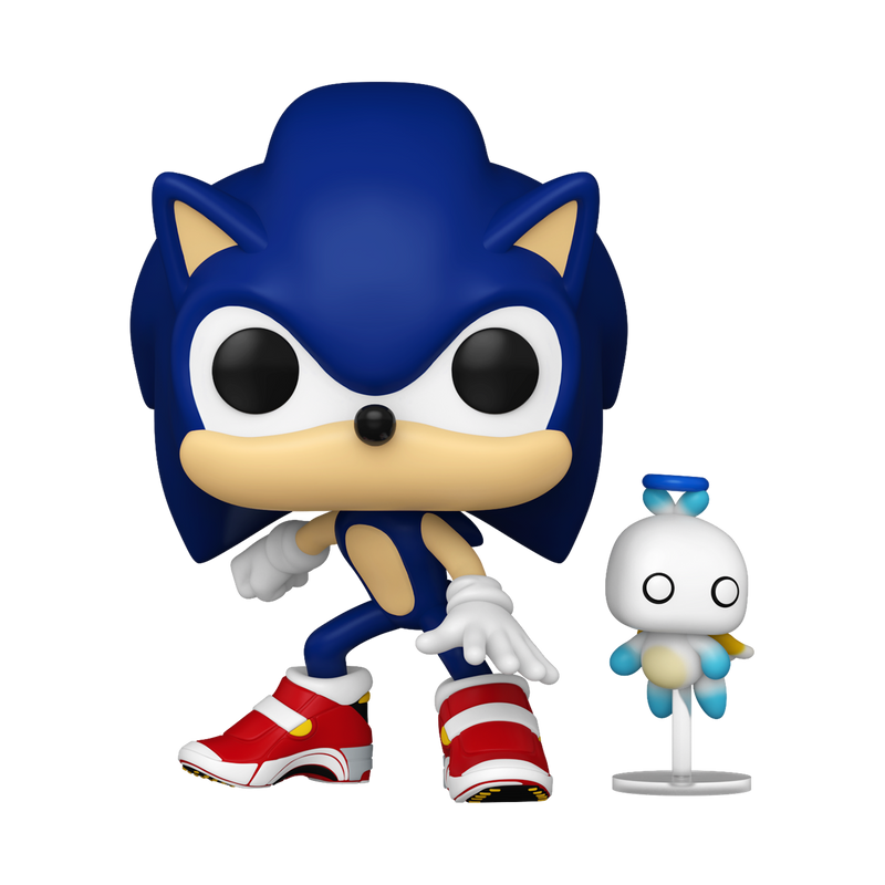 Sonic with Hero Chao Sonic the Hedgehog Funko Pop! Games Vinyl Figure