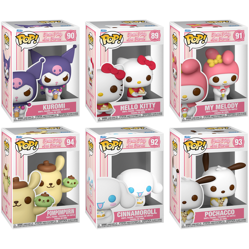 Hello Kitty & Friends Funko Pop! Sanrio Vinyl Figure Bundle of 6