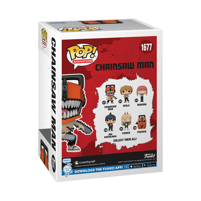 Chainsaw Man Funko Pop! Anime Vinyl Figure Common + Chase Bundle