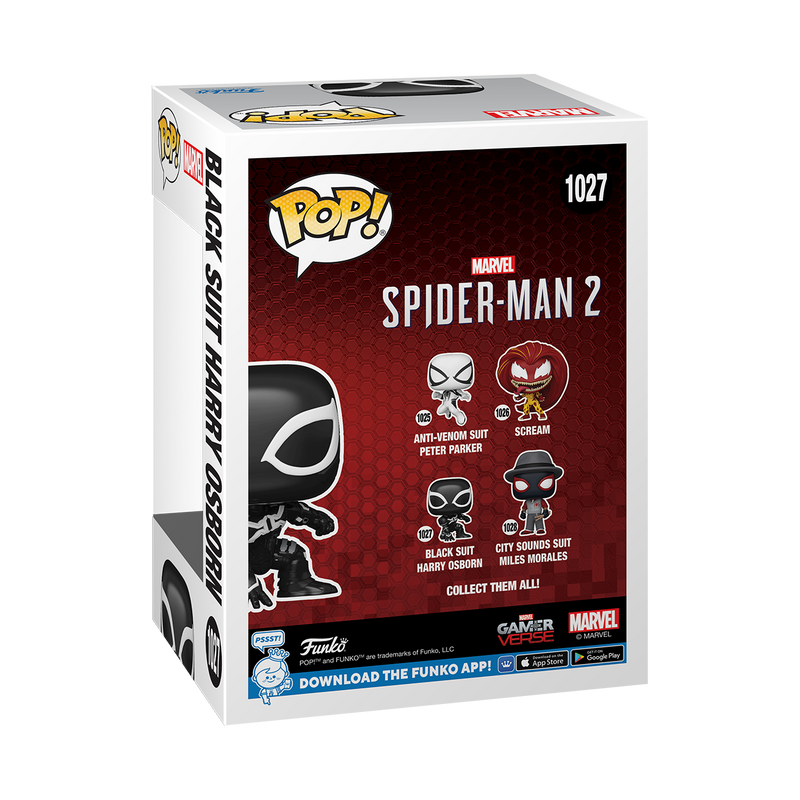 Harry Osborn (Black Suit) Spider-Man 2 Funko Pop! Games Vinyl Figure