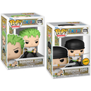 Roronoa Zoro One Piece Funko Pop! Anime Vinyl Figure Common + Chase Bundle