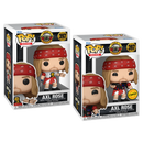 Axl Rose (1980's) Guns N' Roses Funko Pop! Rocks Vinyl Figure Common + Chase Bundle