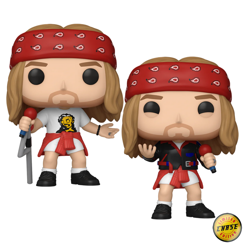 Axl Rose (1980's) Guns N' Roses Funko Pop! Rocks Vinyl Figure Common + Chase Bundle