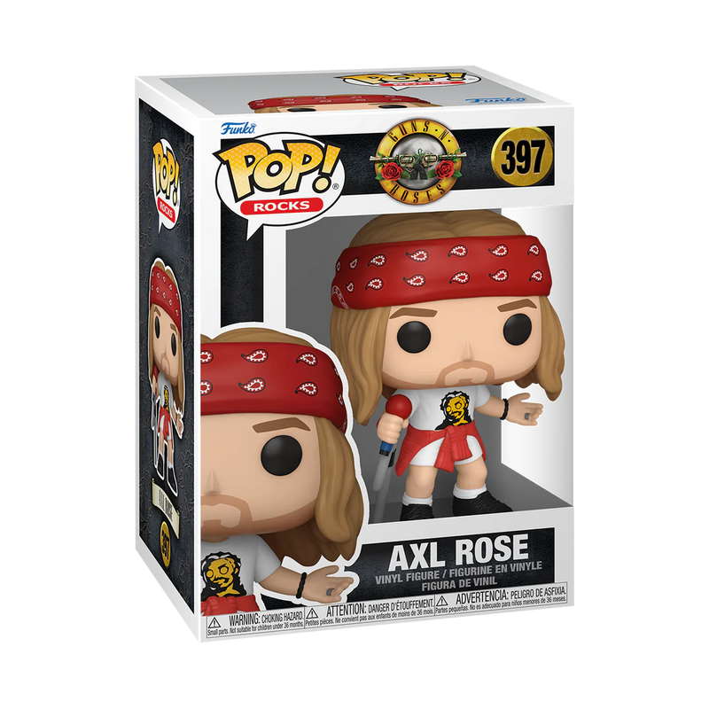 Axl Rose (1980's) Guns N' Roses Funko Pop! Rocks Vinyl Figure