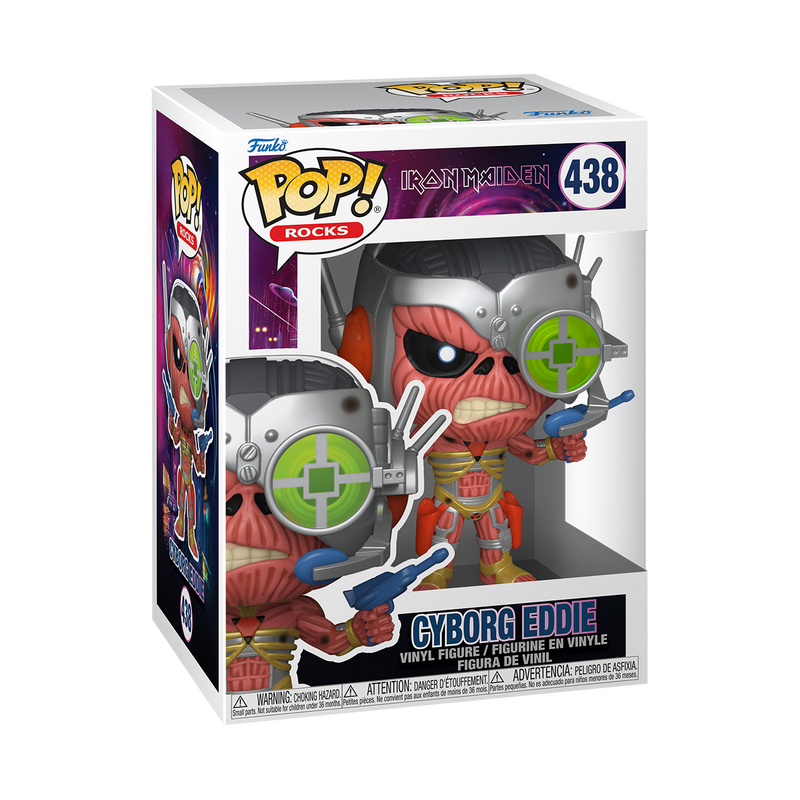 Cyborg Eddie Iron Maiden Funko Pop! Rocks Vinyl Figure