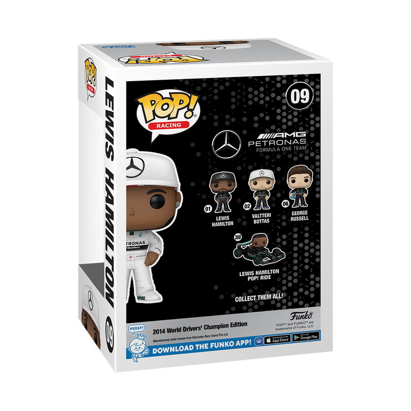 Lewis Hamilton with Helmet Mercedes-AMG Formula 1 Funko Pop! Racing Vinyl Figure