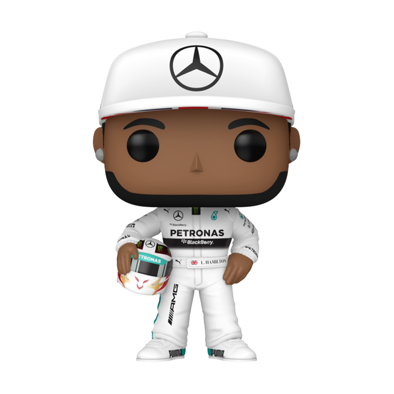 Lewis Hamilton with Helmet Mercedes-AMG Formula 1 Funko Pop! Racing Vinyl Figure