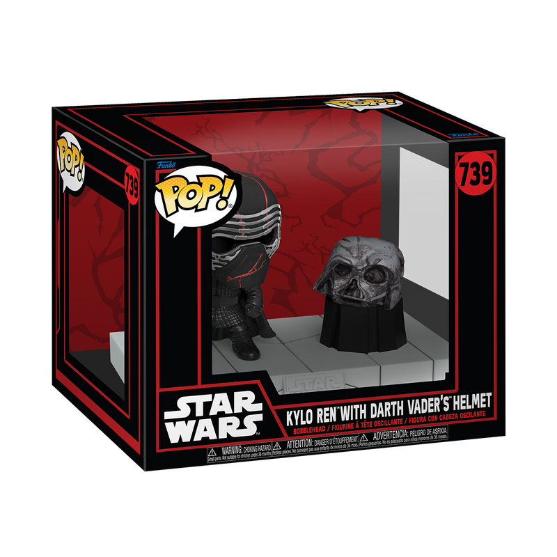 Kylo Ren with Darth Vader's Helmet Star Wars Dark Side Funko Pop! Vinyl Figure