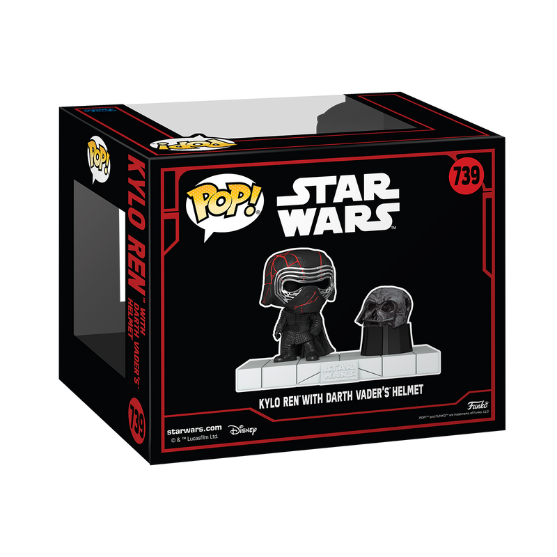 Kylo Ren with Darth Vader's Helmet Star Wars Dark Side Funko Pop! Vinyl Figure