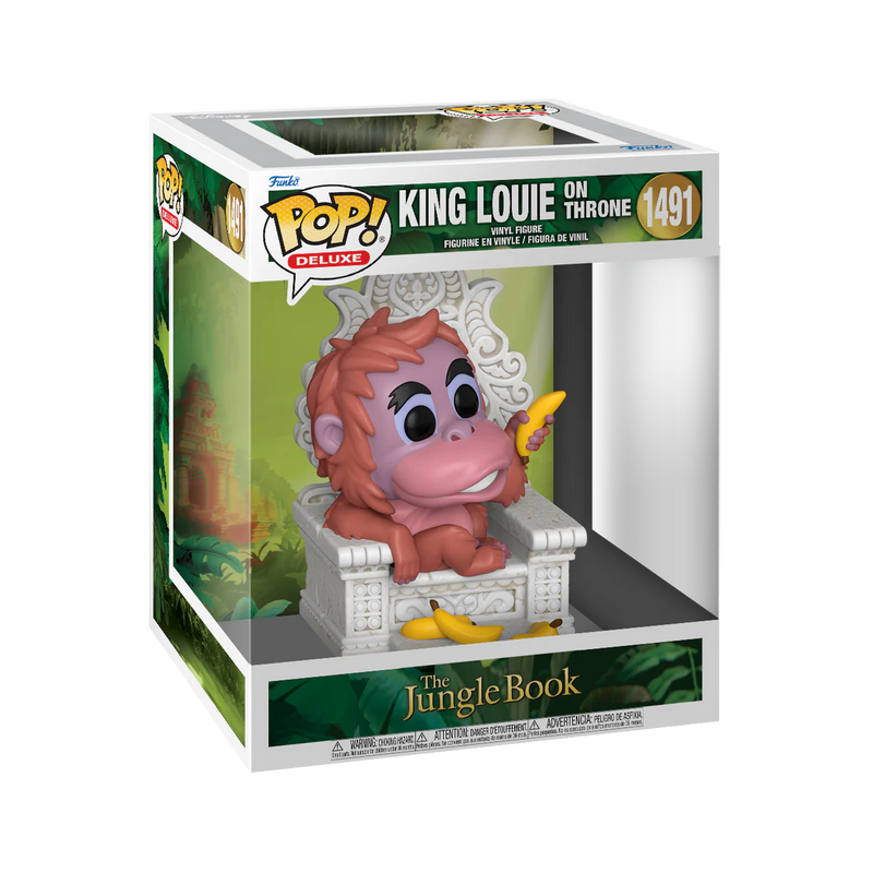 King Louie on Throne Jungle Book Funko Pop! Disney Vinyl Figure