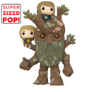 Treebeard with Merry & Pippin The Lord of the Rings Funko Pop! Super Vinyl Figure