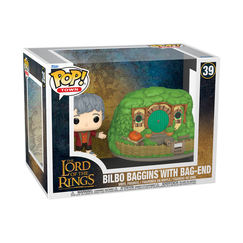 Bilbo Baggins with Bag-End Lord of the Rings Funko Pop! Movies Vinyl Figure