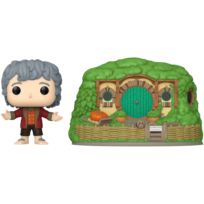 Bilbo Baggins with Bag-End Lord of the Rings Funko Pop! Movies Vinyl Figure