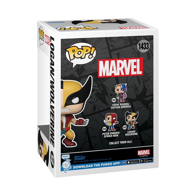 Logan/Wolverine Split Funko Pop! Marvel Vinyl Figure