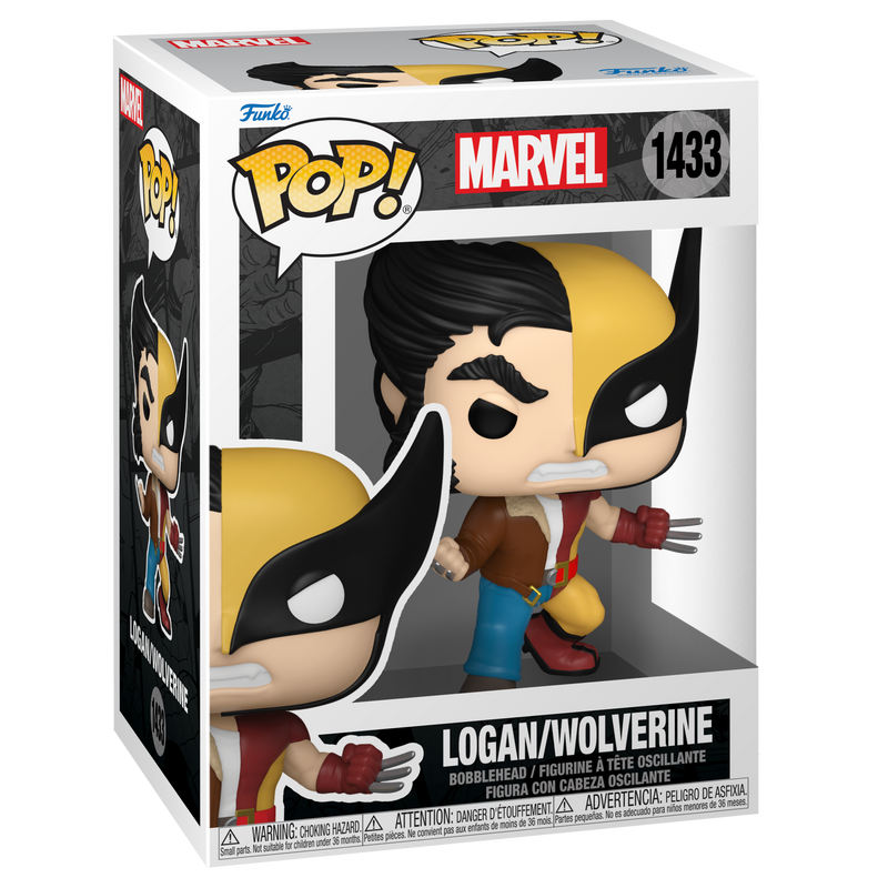 Logan/Wolverine Split Funko Pop! Marvel Vinyl Figure