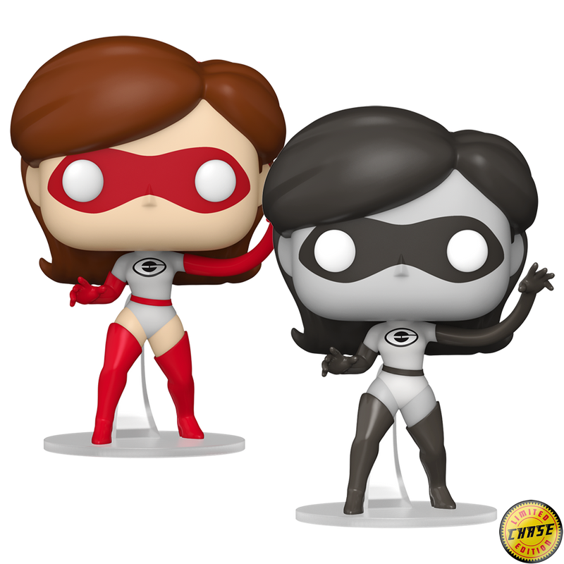 Elastigirl The Incredibles Funko Pop! Disney Vinyl Figure Common + Chase Bundle