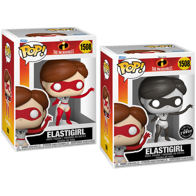 Elastigirl The Incredibles Funko Pop! Disney Vinyl Figure Common + Chase Bundle