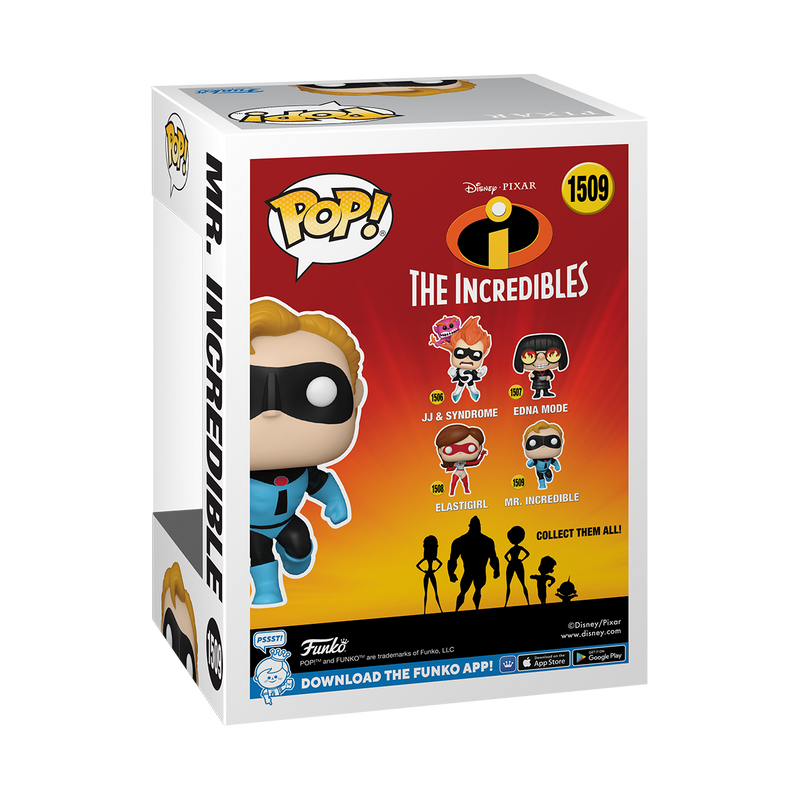 Mr. Incredible The Incredibles Funko Pop! Disney Vinyl Figure Common + Chase Bundle