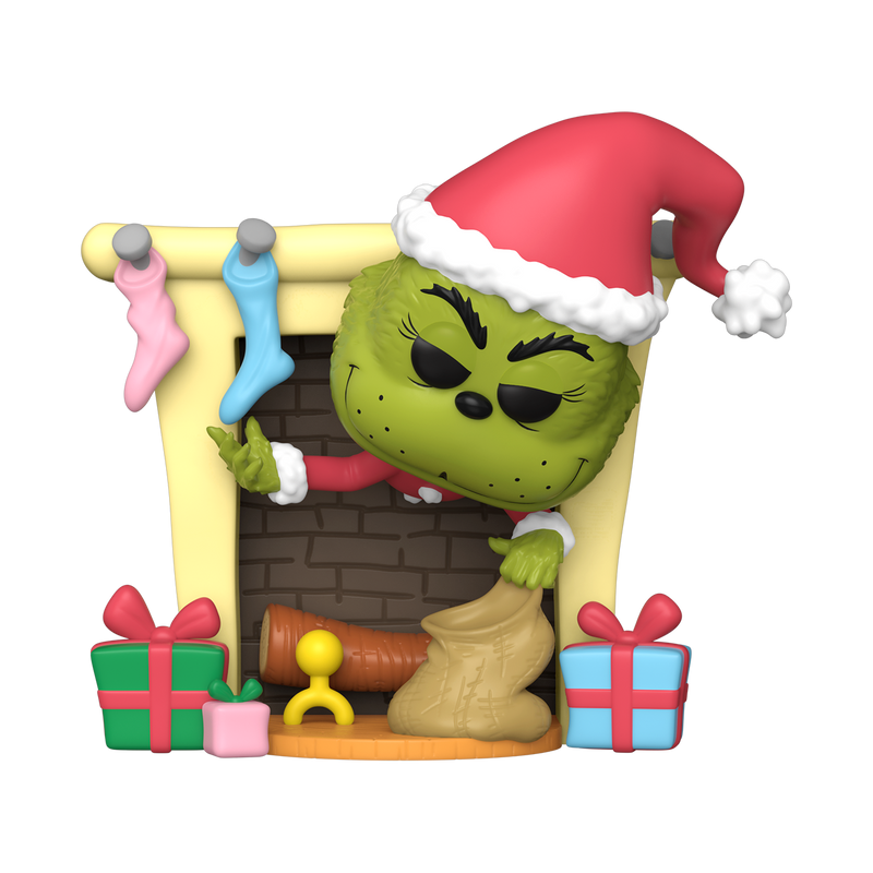 Grinch with Bag How the Grinch Stole Christmas Funko Pop! Books Vinyl Figure