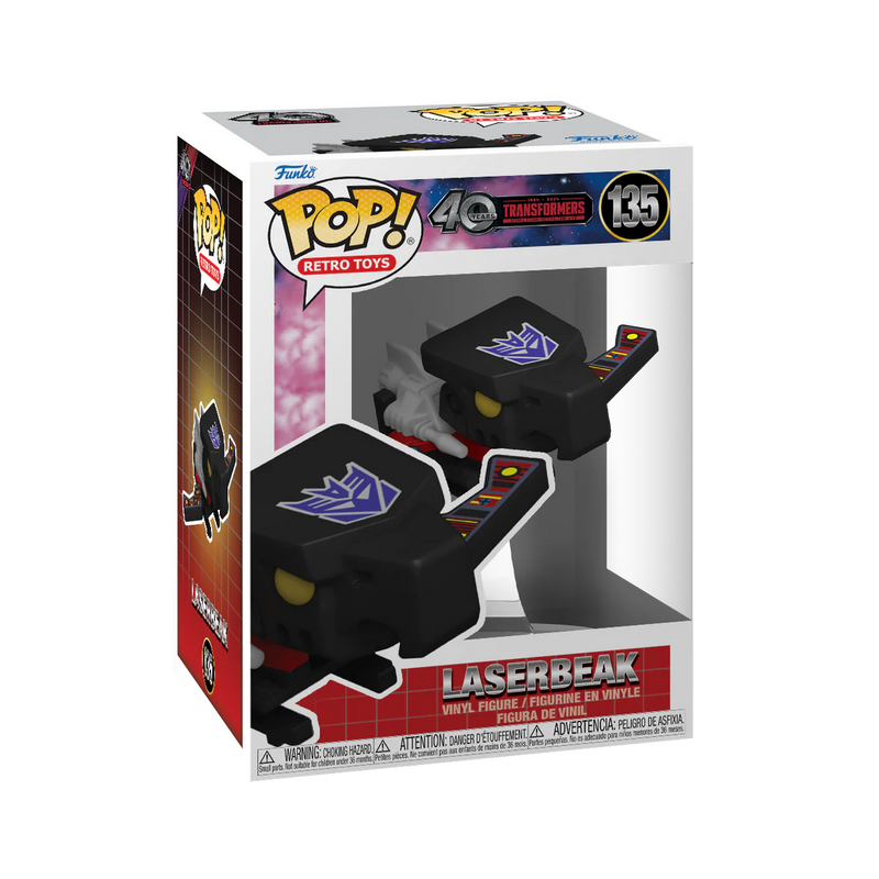 Laserbeak Transformers 40th Funko Pop! Retro Toys Vinyl Figure