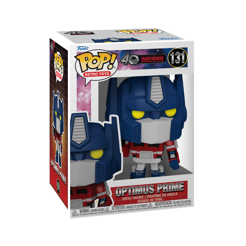 Optimus Prime Transformers 40th Funko Pop! Retro Toys Vinyl Figure