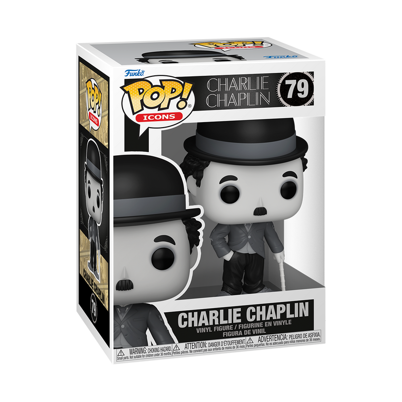 Charlie Chaplin Funko Pop! Icons Vinyl Figure