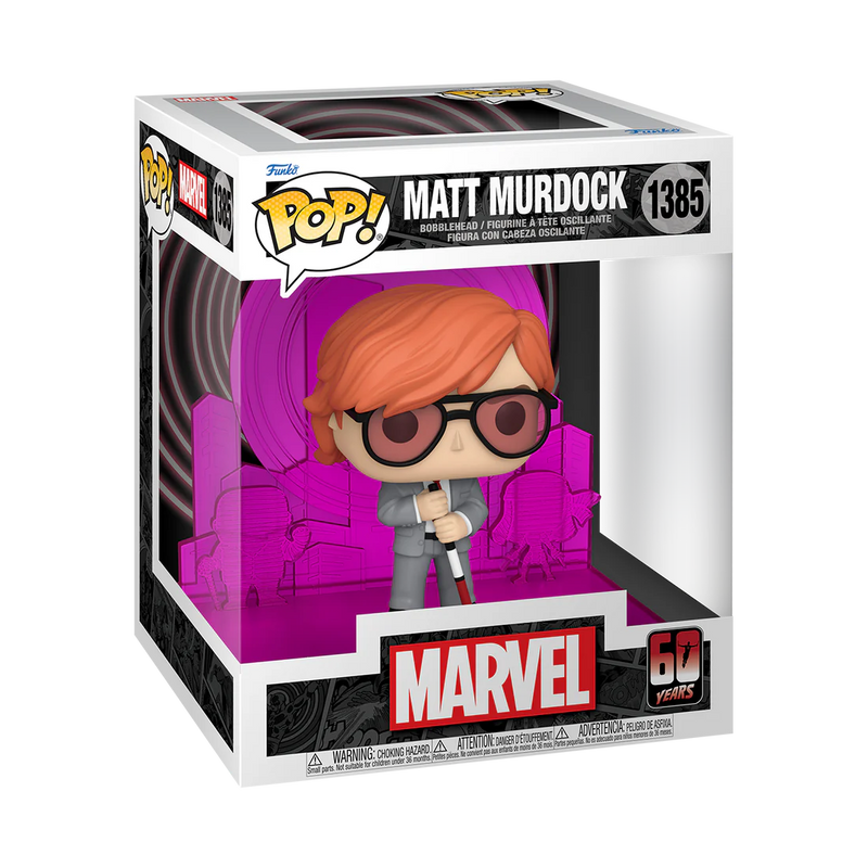 Matt Murdock with Radar Daredevil 60th Anniversary Funko Pop! Marvel Vinyl Figure