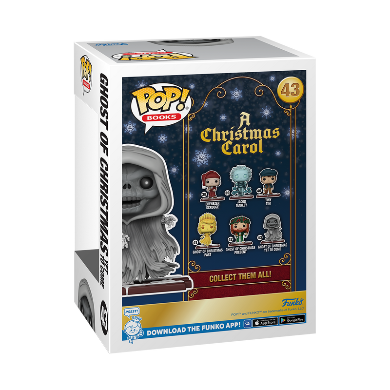 Ghost of Christmas Yet To Come (Glow) A Christmas Carol Funko Pop! Books Vinyl Figure