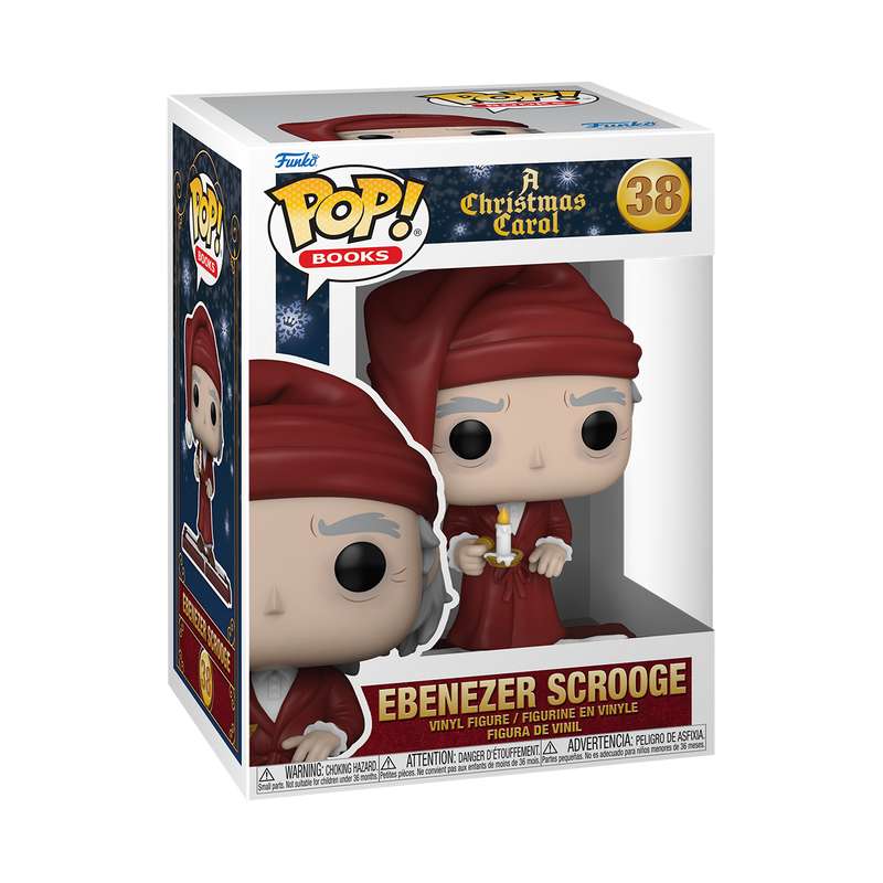 Ebenezer Scrooge A Christmas Carol Funko Pop! Books Vinyl Figure