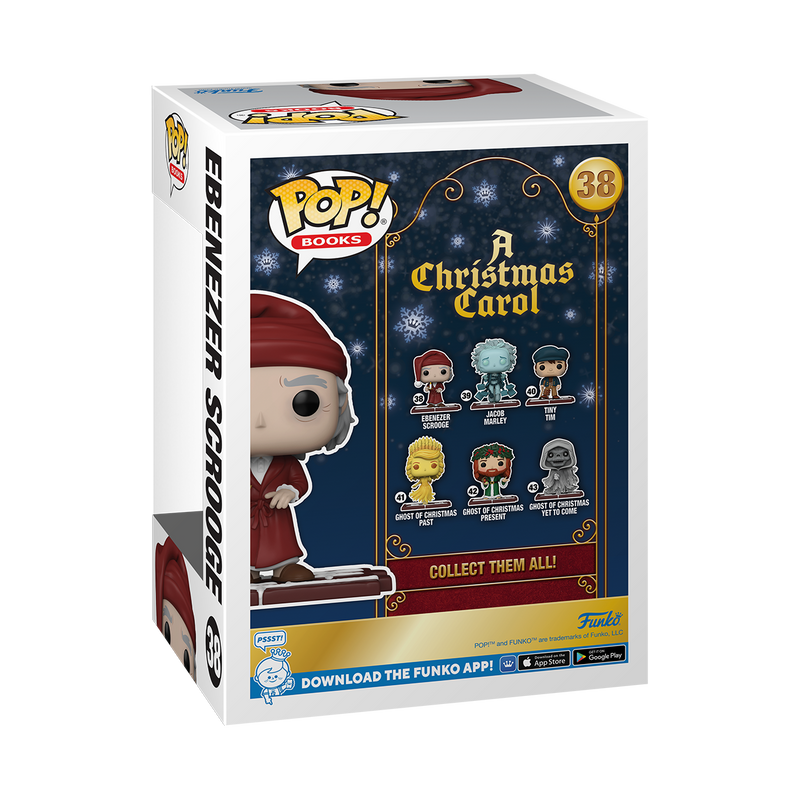 Ebenezer Scrooge A Christmas Carol Funko Pop! Books Vinyl Figure