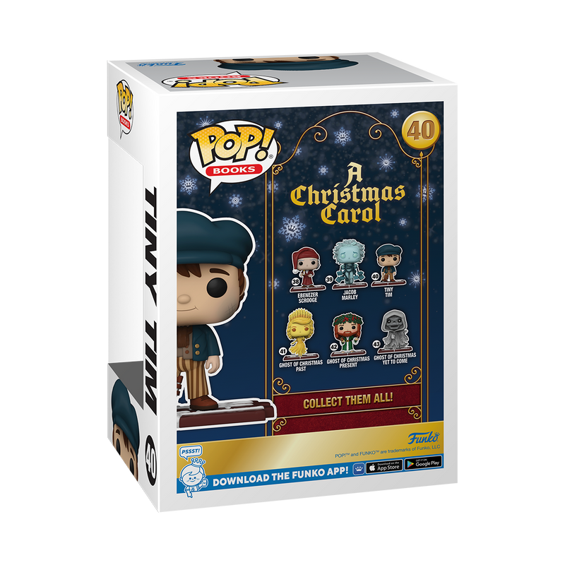 Tiny Tim A Christmas Carol Funko Pop! Books Vinyl Figure