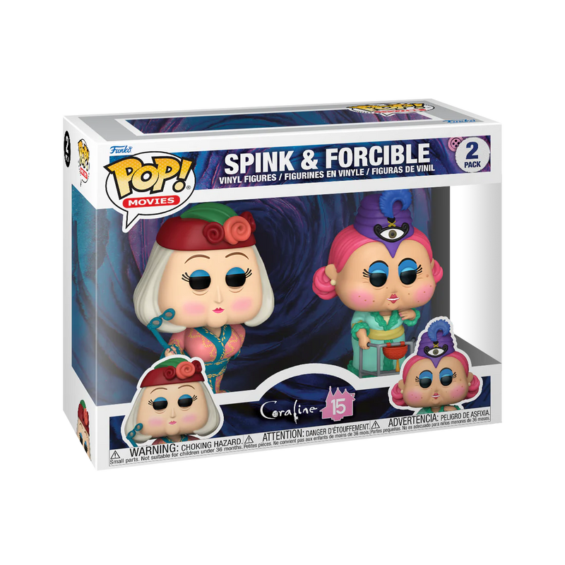 Spink & Forcible 2pk Coraline Funko Pop! Movies Vinyl Figure