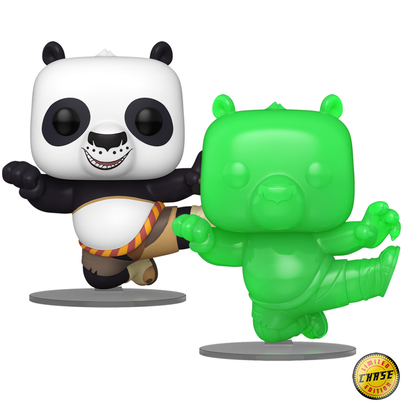 Po Kung Fu Panda Funko Pop! Movies Vinyl Figure Common + Chase Bundle