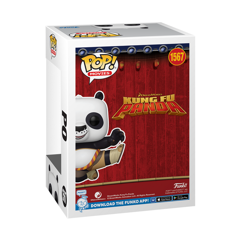 Po Kung Fu Panda Funko Pop! Movies Vinyl Figure Common + Chase Bundle