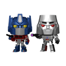 Optimus Prime & Megatron 2-Pack Transformers 40th Funko Pop! Retro Toys Vinyl Figure