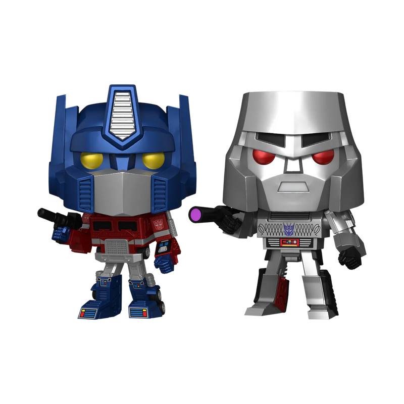 Optimus Prime & Megatron 2pk Transformers 40th Funko Pop! Retro Toys Vinyl Figure