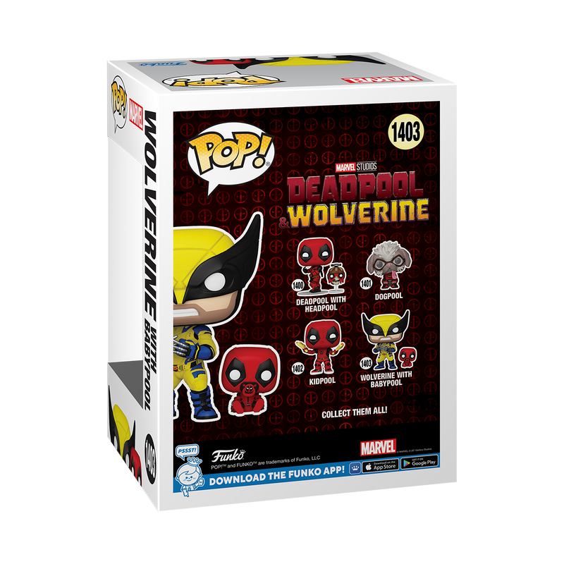 Wolverine with Babypool Deadpool & Wolverine Funko Pop! Marvel Vinyl Figure