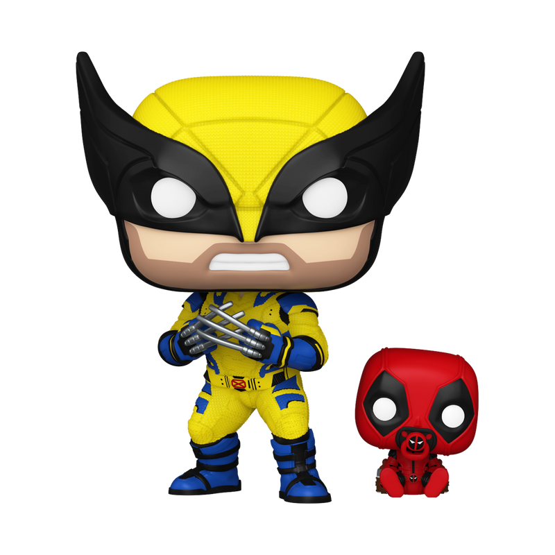 Wolverine with Babypool Deadpool & Wolverine Funko Pop! Marvel Vinyl Figure