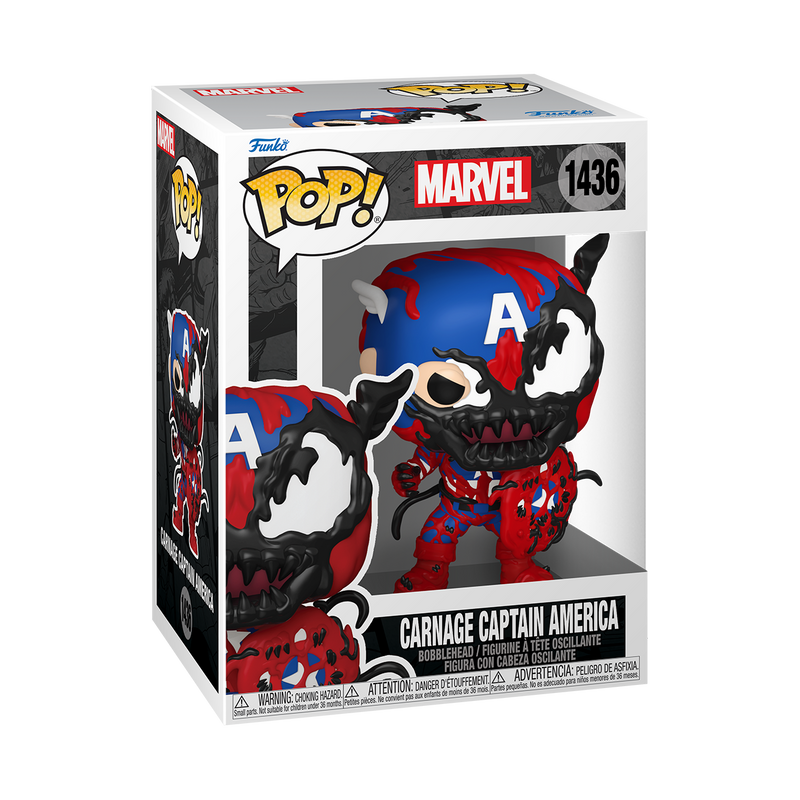 Carnage Captain America Funko Pop! Marvel Vinyl Figure