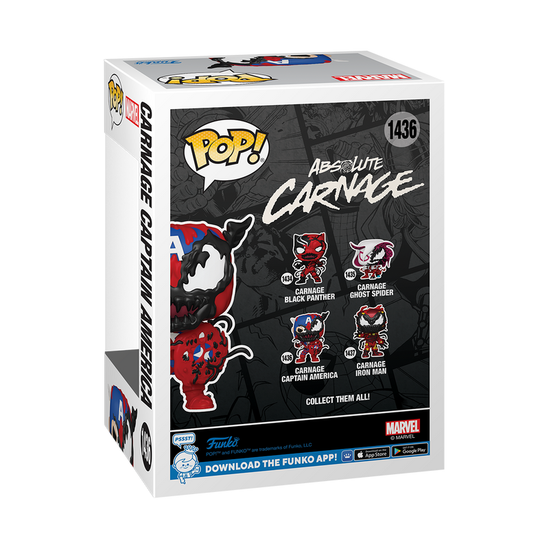 Carnage Captain America Funko Pop! Marvel Vinyl Figure