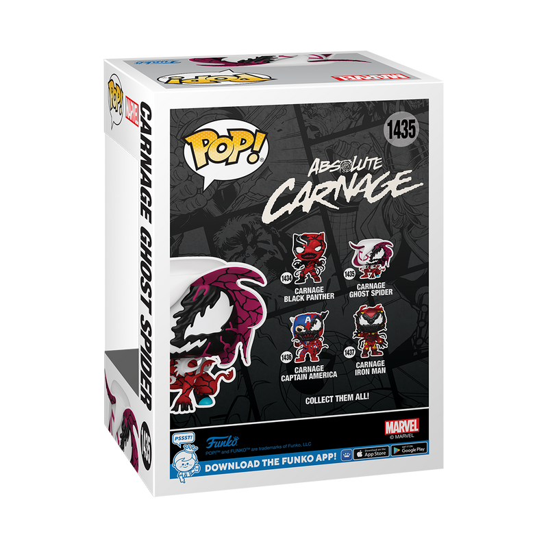 Carnage Ghost Spider Funko Pop! Marvel Vinyl Figure