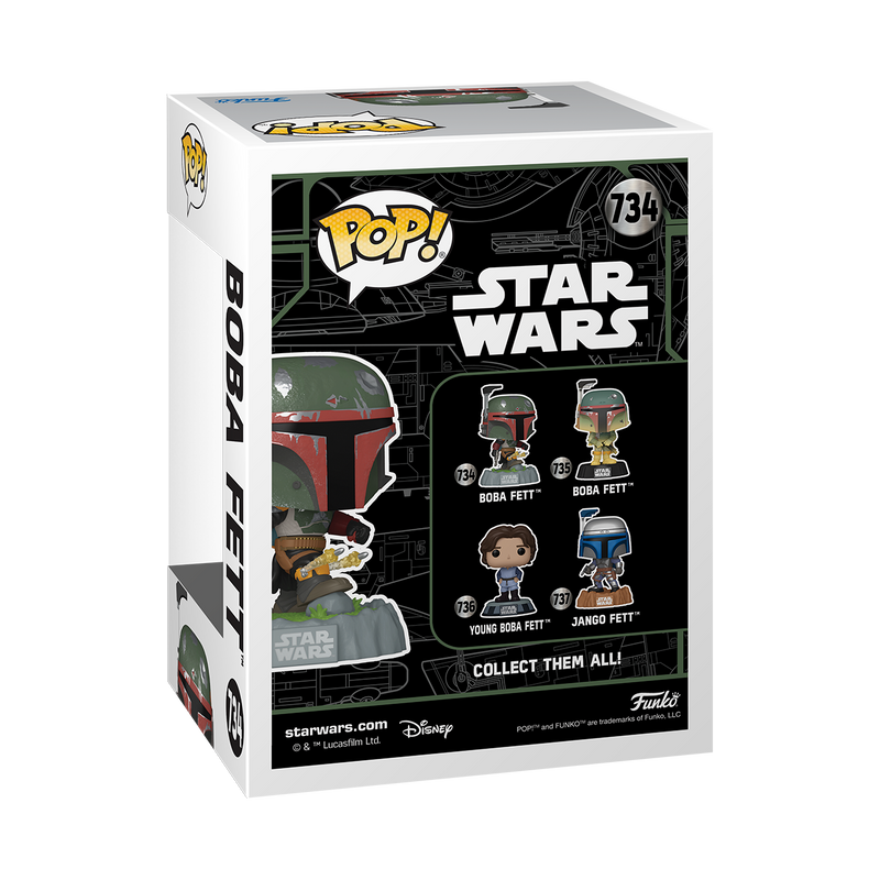 Boba Fett (with Rockets) Fett Legacy Funko Pop! Star Wars Vinyl Figure