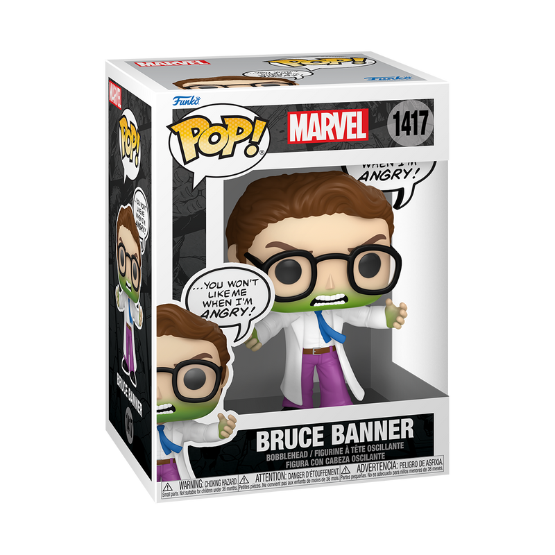 Bruce Banner (Don't Make me Angry) Funko Pop! Marvel Vinyl Figure