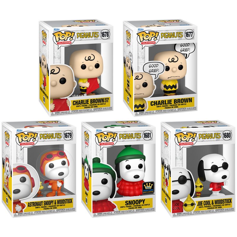 Peanuts Funko Pop! TV Vinyl Figure Bundle of 5