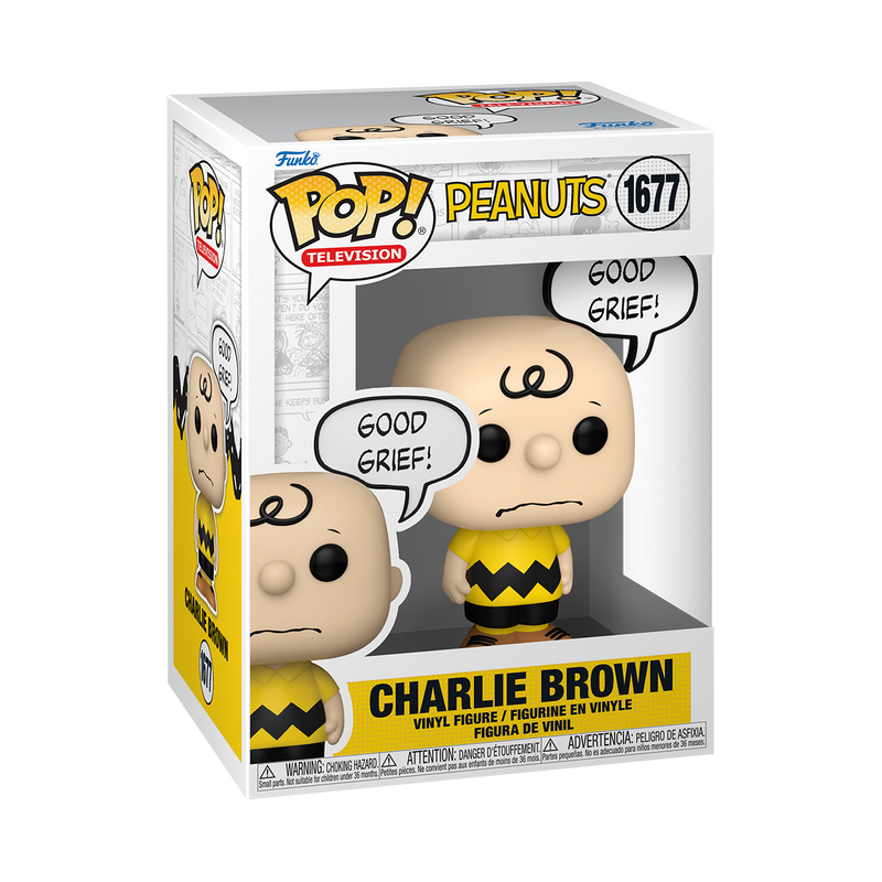 Charlie Brown (Good Grief) Peanuts Funko Pop! TV Vinyl Figure