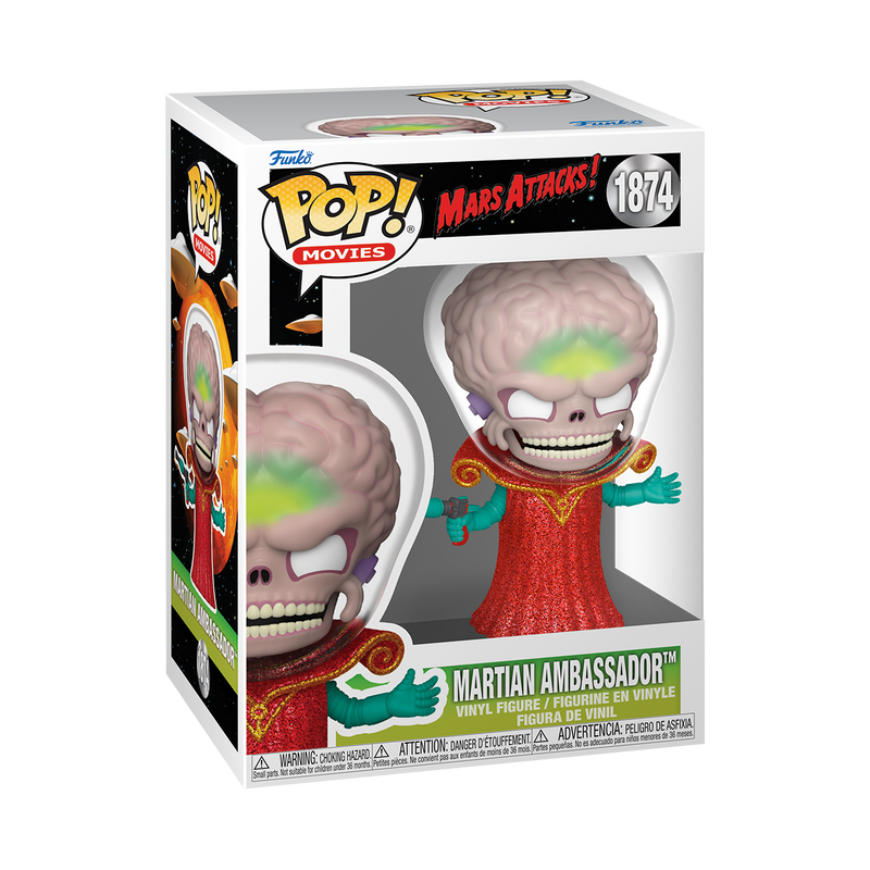 Mars Attacks! Funko Pop! Movies Vinyl Figure Bundle of 4