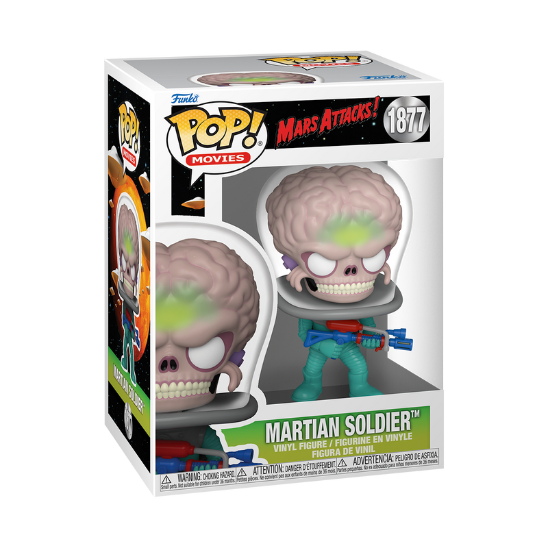 Martian Soldier (with Atomic Ray Gun) Mars Attacks! Funko Pop! Movies Vinyl Figure