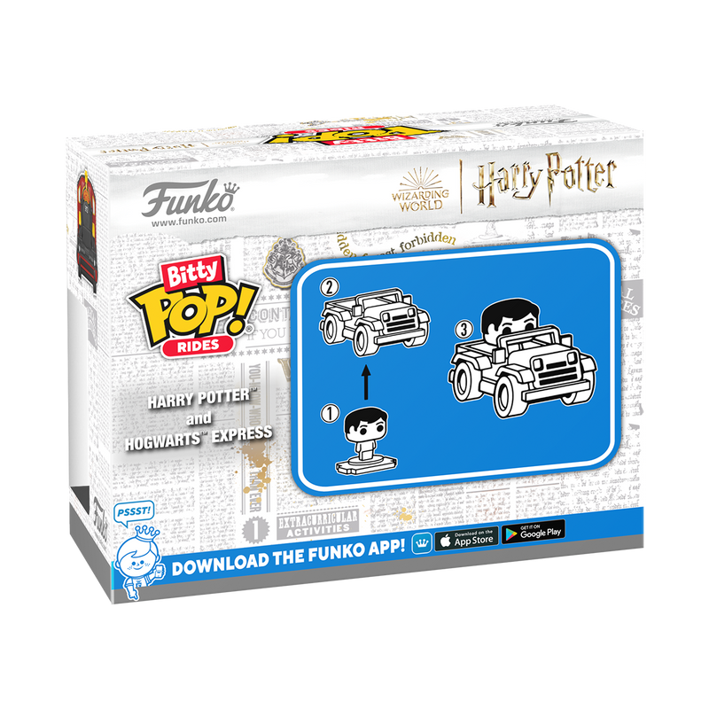 Harry Potter with Hogwarts Express Funko Bitty Pop! Rides Vinyl Figure